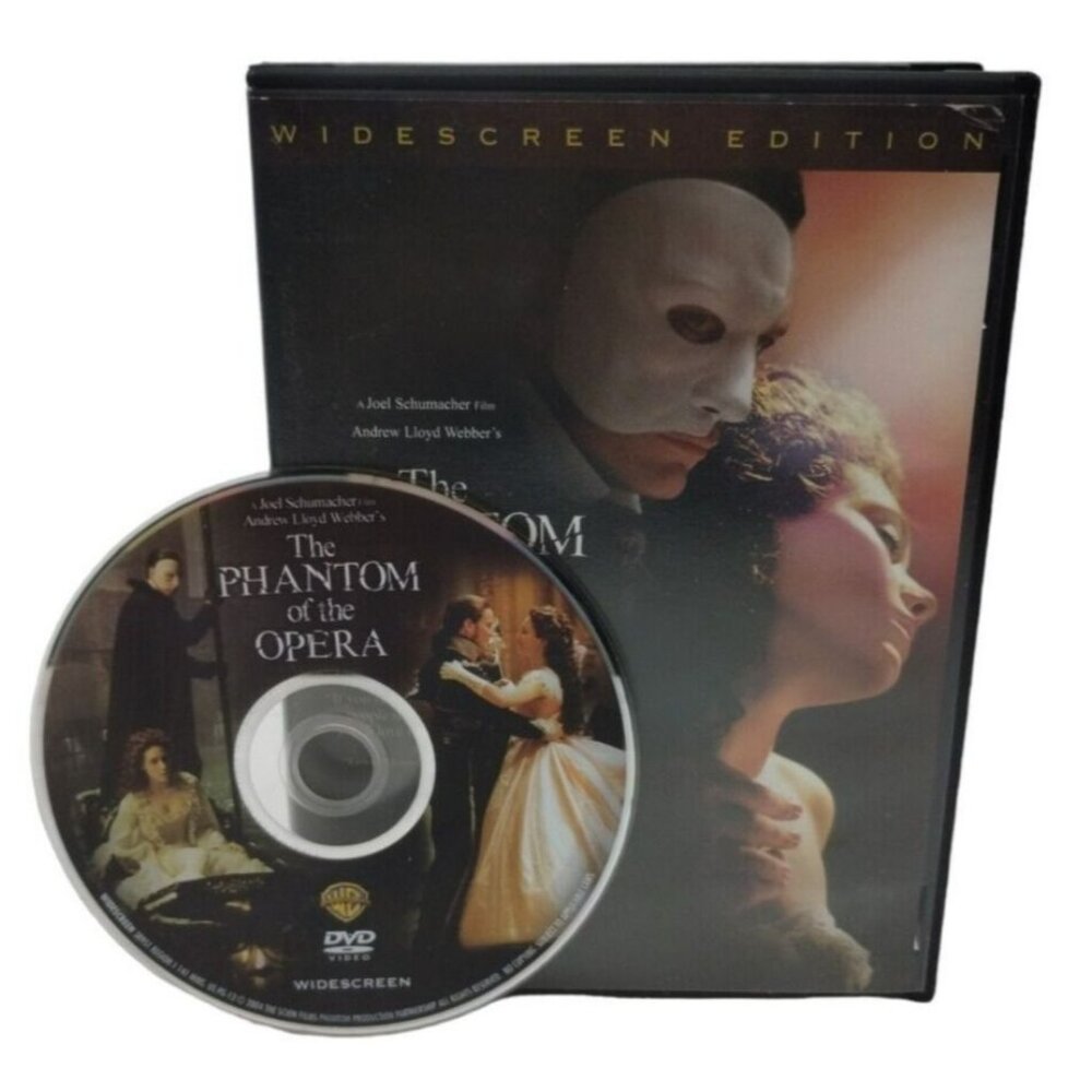 The Phantom of the Opera Widescreen DVD Andrew Lloyd Weber Gerard Butler